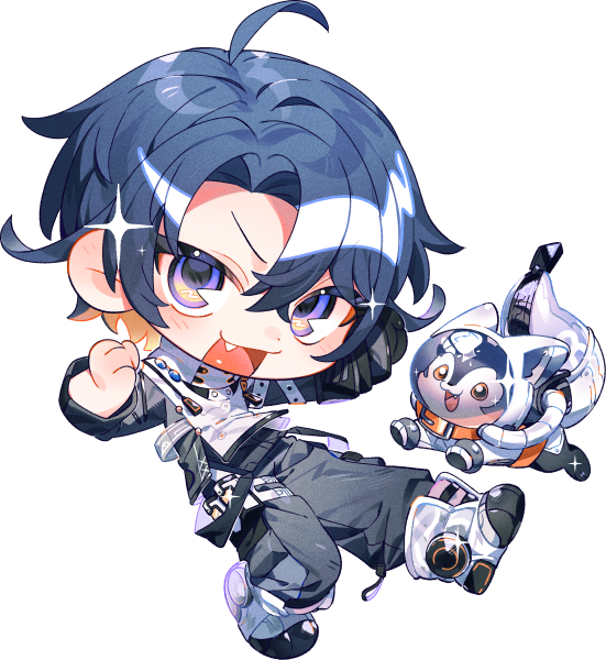 宙丸アオ ちびイラスト by みるひか先生